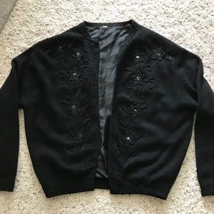True vintage beaded sweater